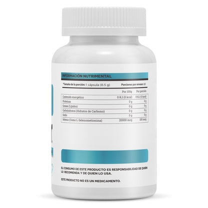 Selix L-Selenometionina Matter | Protección y antioxidante | 60 cápsulas