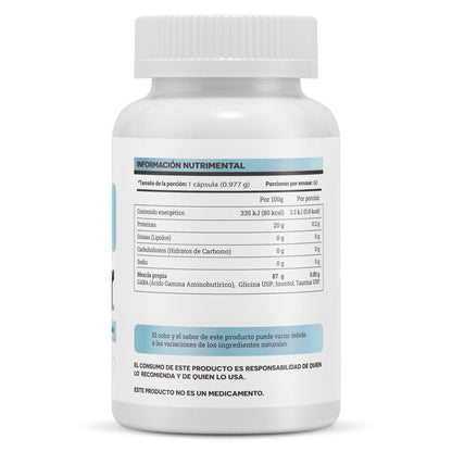 GABA + Inositol + Glicina, Sonnol de Matter | Apoya relajación del sistema nervioso, descanso nocturno | 60 cápsulas