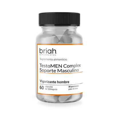 TestoMEN Complex | Suplemento para Hombres| Precursor con 6 ingredientes | 60 Cápsulas