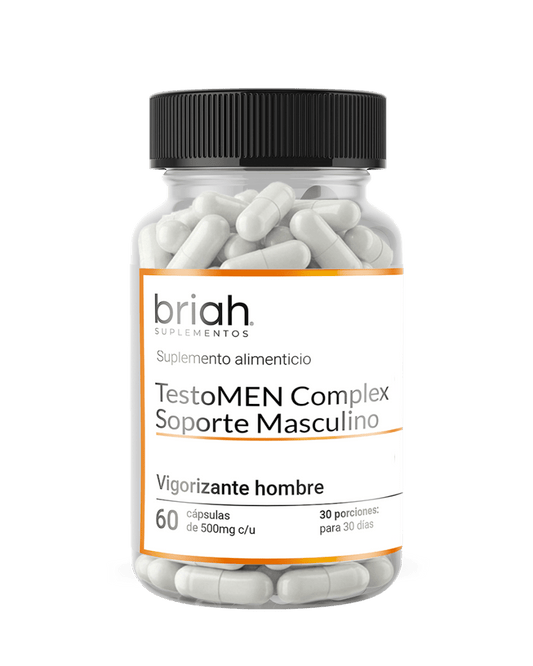 TestoMEN Complex | Suplemento para Hombres| Precursor con 6 ingredientes | 60 Cápsulas
