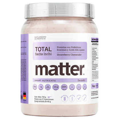 Total Beauty de Matter | Proteína con probióticos y ácido hialurónico | 700 g