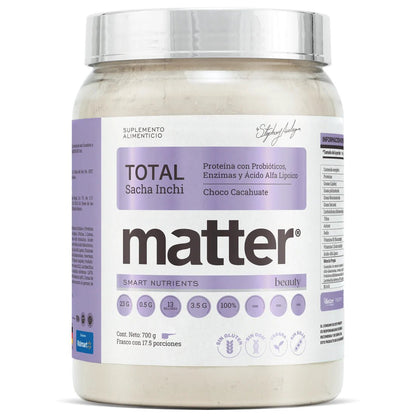 Total Beauty de Matter | Proteína con probióticos y ácido hialurónico | 700 g