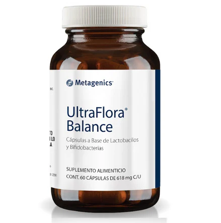 Ultra Flora Balance 618 mg de Metagenics  | Contribuye al Bienestar Inmune y Digestivo | 60 cápsulas vegetales