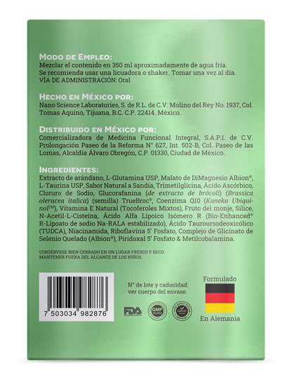 CoQ10 Ultra DTX de Matter | Detox celular, favorece la función hepática | 7 sobres de 30 g