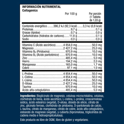 Collagenics | Metagenics  | Soporte para Colágeno, Piel, Articulaciones y Tejido Conectivo | 60 Tabletas