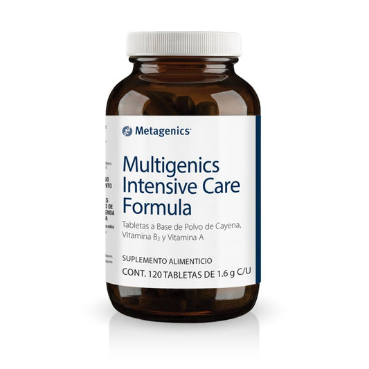 Vitamina B3 | Multigenics Intensive Care Formula | Metagenics |Energía y metabolismo | 120 Tabletas