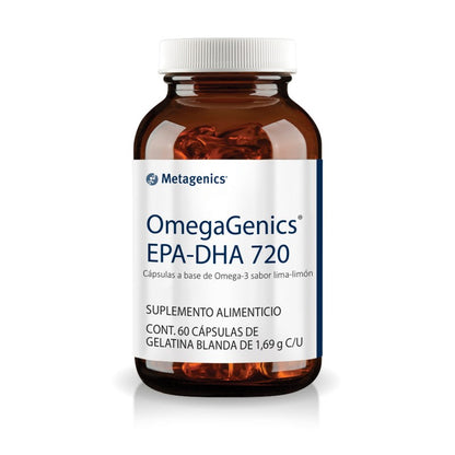 Omega-3 para la Salud Cardiovascular | OmegaGenics EPA-DHA 720 | Metagenics | 60 Cápsulas