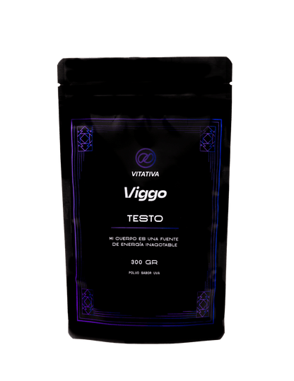Multivitamínico con Minerales, Aminoácidos, Hongos Adaptógenos para Hombres de Vitativa - Viggo Testo | Bienestar Masculino - Energía | Presentación de 230g en diferentes sabores