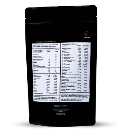 Multivitamínico con Minerales, Aminoácidos, Hongos Adaptógenos para Hombres de Vitativa - Viggo Testo | Bienestar Masculino - Energía | Presentación de 230g en diferentes sabores