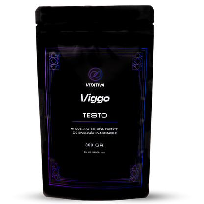 Multivitamínico con Minerales, Aminoácidos, Hongos Adaptógenos para Hombres de Vitativa - Viggo Testo | Bienestar Masculino - Energía | Presentación de 230g en diferentes sabores