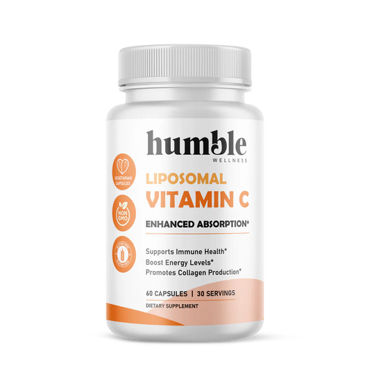 Vitamina C Liposomal 1,450 mg de Humble | Absorción Mejorada y Fortalece el Sistema Inmune | 60 cápsulas vegetales