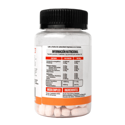 Vitamina C 1000 mg | Protección Antioxidante | 100 tabletas