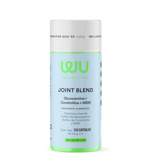 Glucosamina + Condroitina + MSM con Magnesio 800mg Joint Blend de WU Nutrition | Apoya la regeneración del cartílago articular y ayuda a reducir el deterioro del tejido conectivo | 120 cápsulas vegetales