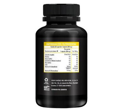 D3 10.000 UI + K2 300mg de Gou Medical | Apoya la función cardiovascular saludable y fortalece los huesos | 60 cápsulas vegetales