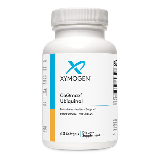 Omega 3 y CoQ10 CoQmax Ubiquinol Xymogen | Bienestar cardiovascular, antioxidante | 60 Cápsulas Blandas