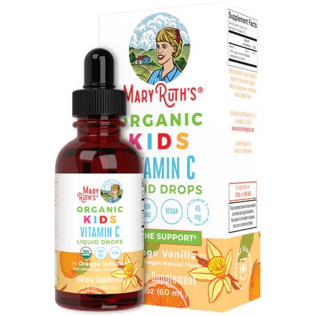 Vitamina C Líquida Orgánica para Niños, MaryRuth’s | Apoyo inmune y antioxidante |  60 ml
