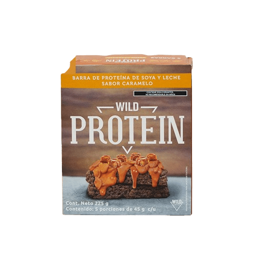 Wild Protein | Barras altas en proteína 15g | Pack de 5 y 16 unidades | Sin azúcares ni grasa añadida