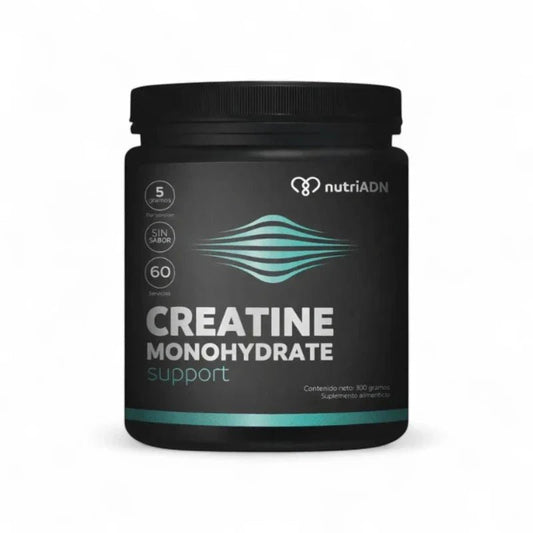 Creatine Monohydrate Support | Creatina Monohidratada NutriADN | 300 gr 100 Porciones por envase