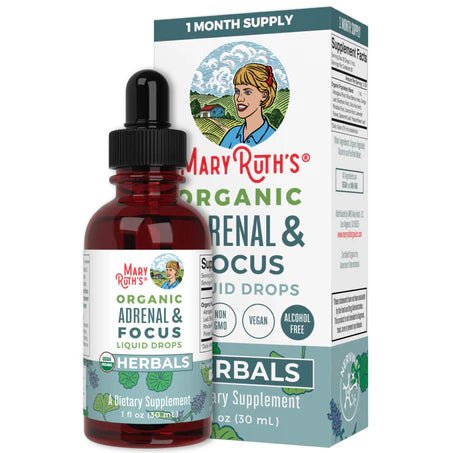 Adaptógenos y Extractos Herbales MaryRuth’s | Energía mental y Concentración |30 ml