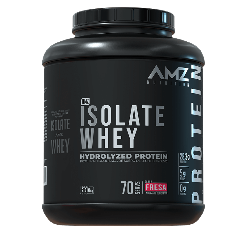 Proteína Hidrolizada de Suero Isolate Whey Protein  AMZ Nutrition| Recuperación muscular | 1.6 o 2.3 kg