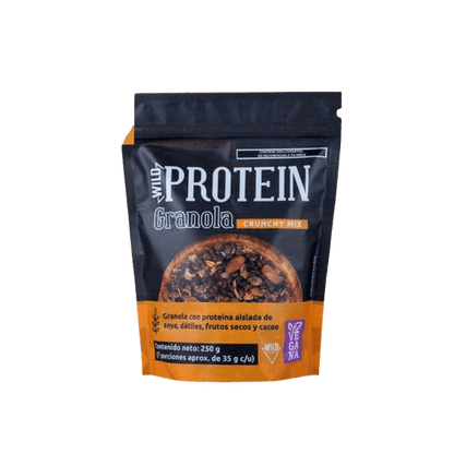 Wild Protein | Granola Crunchy Mix | 250 g | 10 g de Proteína