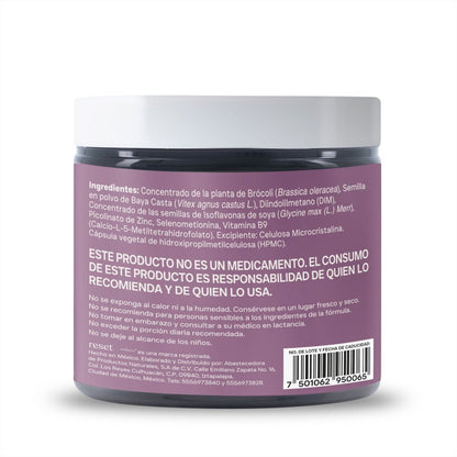 Vitex Agnus Castus, DIM, isoflavonas de soya, selenio y vitamina B9 | Harmony+ de Reset | 90 Cápsulas