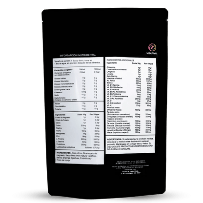 Citrato de Magnesio y Potasio, Multivitamínico, Aminoácidos de Vitativa - Kraken Metabolic | Brinda energía y crecimiento muscular, fuerza y resistencia | Presentación de 900 g de diferentes sabores