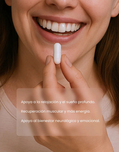 Magnesio quelado, Magnesium Blend de nutriADN | Promueve el equilibrio neurológico | 60 cápsulas