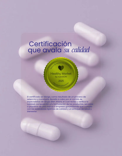 Magnesio quelado, Magnesium Blend de nutriADN | Promueve el equilibrio neurológico | 60 cápsulas