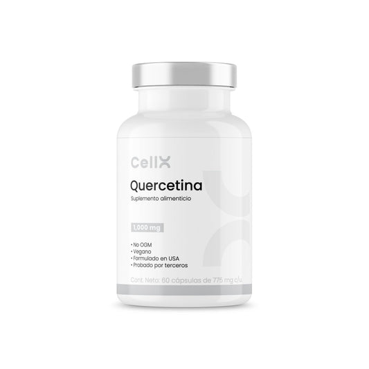 | Quercetina de Cellx | Quercetina, Bromelina, Vitamina C y Bioperine® 60 Cápsulas