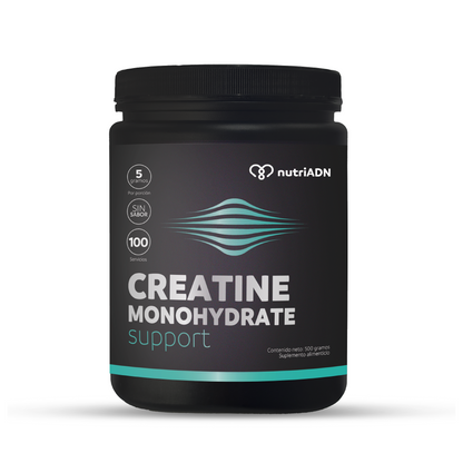 Creatine Monohydrate Support | Creatina Monohidratada NutriADN | 500 gr 100 Porciones por envase