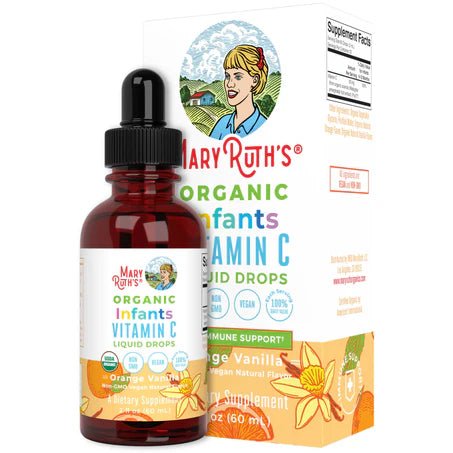Vitamina C Líquida Orgánica para Bebés, MaryRuth’s | Apoyo inmune |60 ml