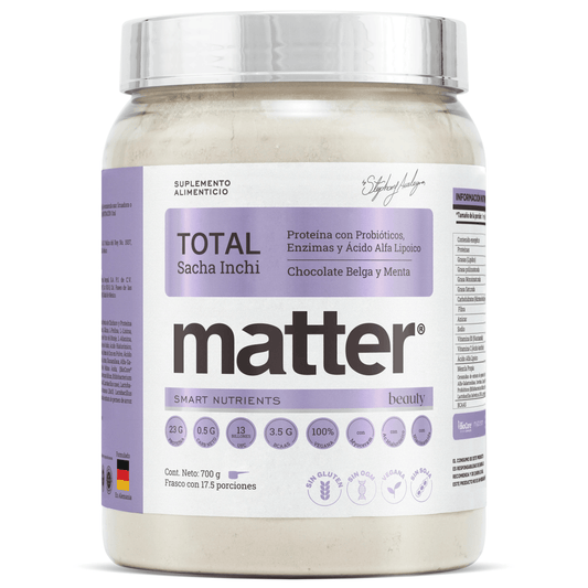 Total Beauty de Matter | Proteína con probióticos y ácido hialurónico | 700 g